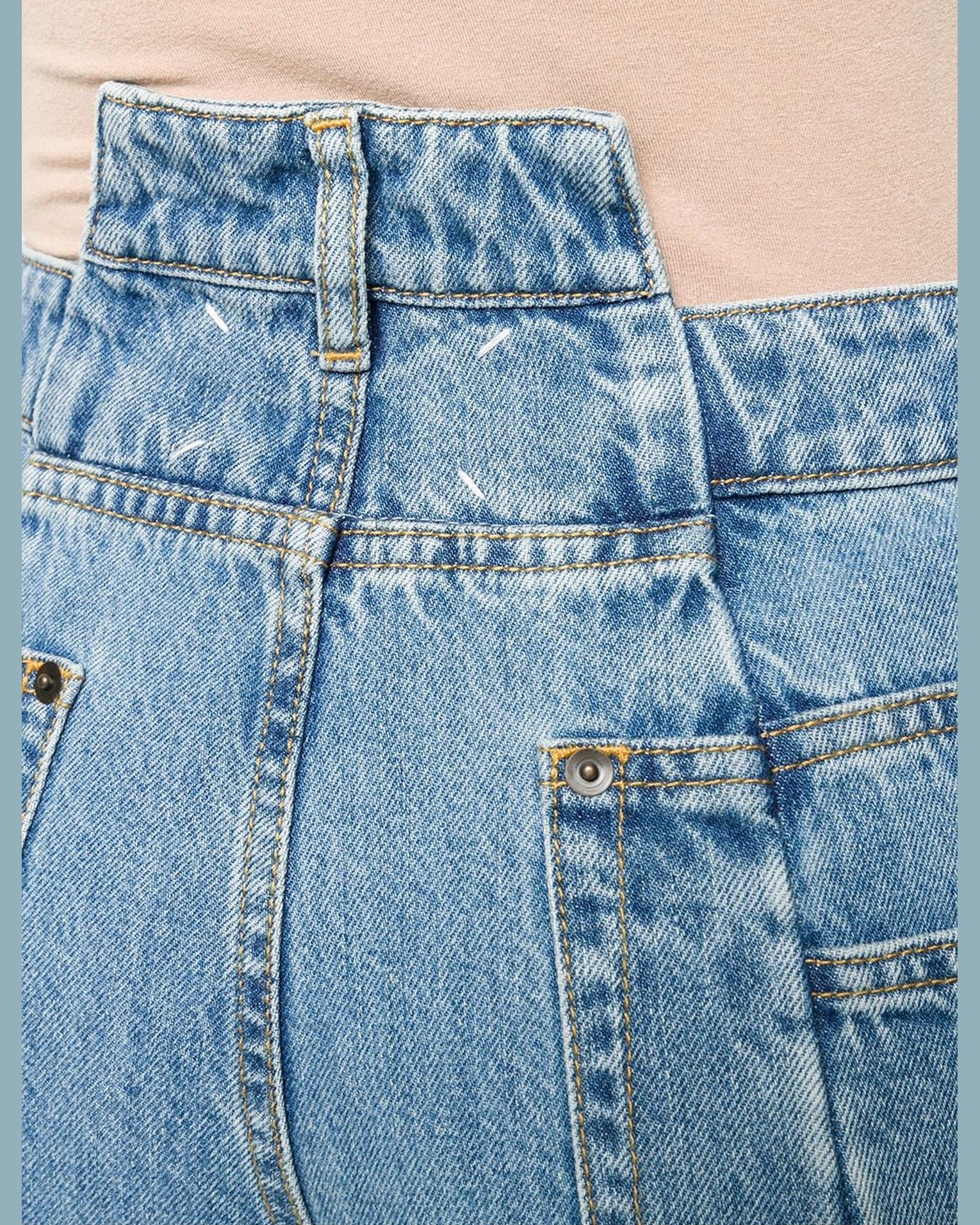 Maison Margiela Clear Blue Jeans Glam Steals