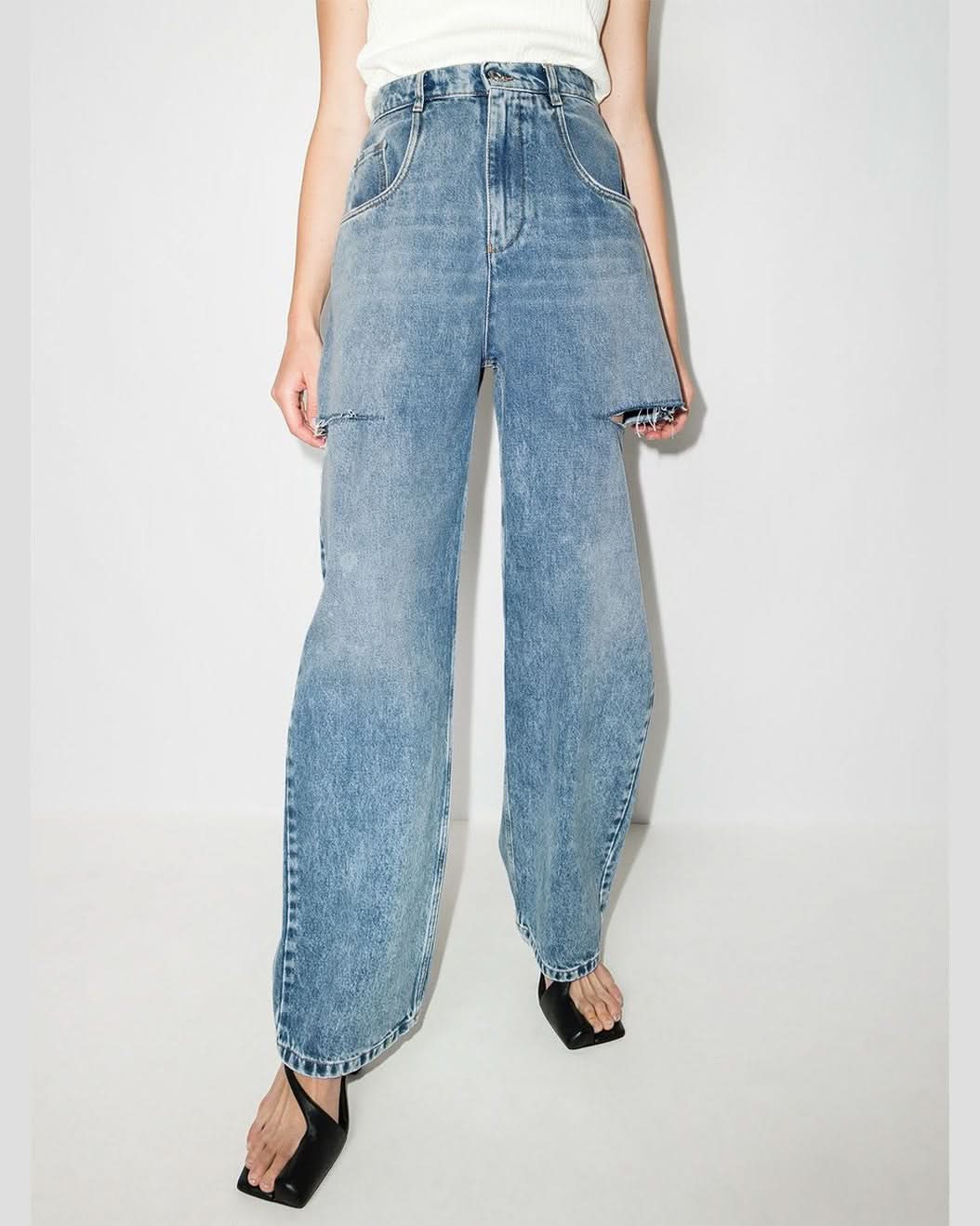 Maison Margiela Clear Blue Jeans Glam Steals