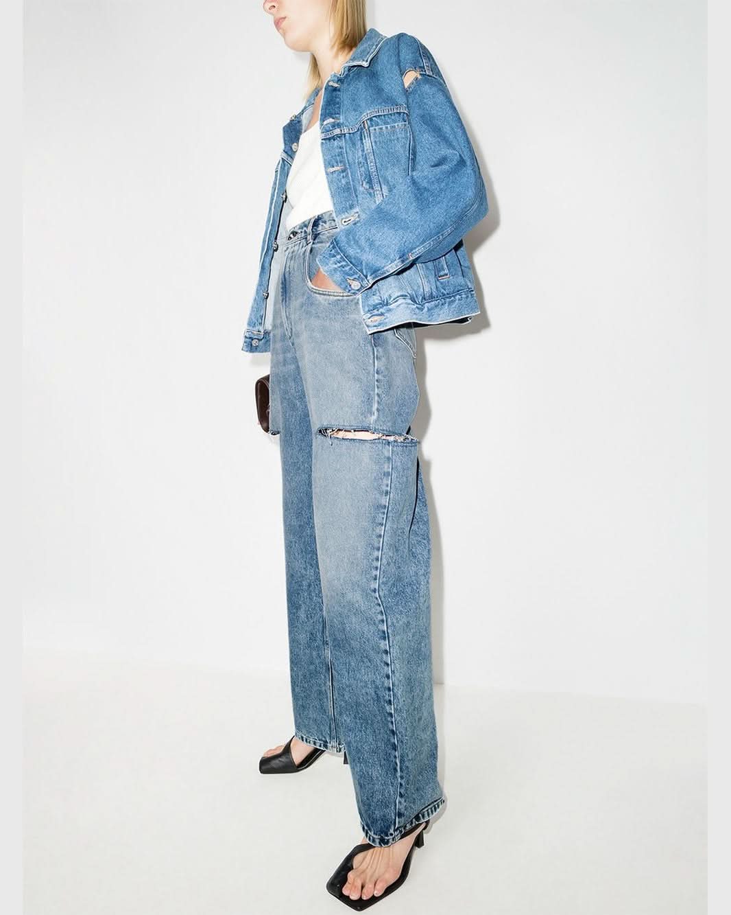 Maison Margiela Clear Blue Jeans Glam Steals