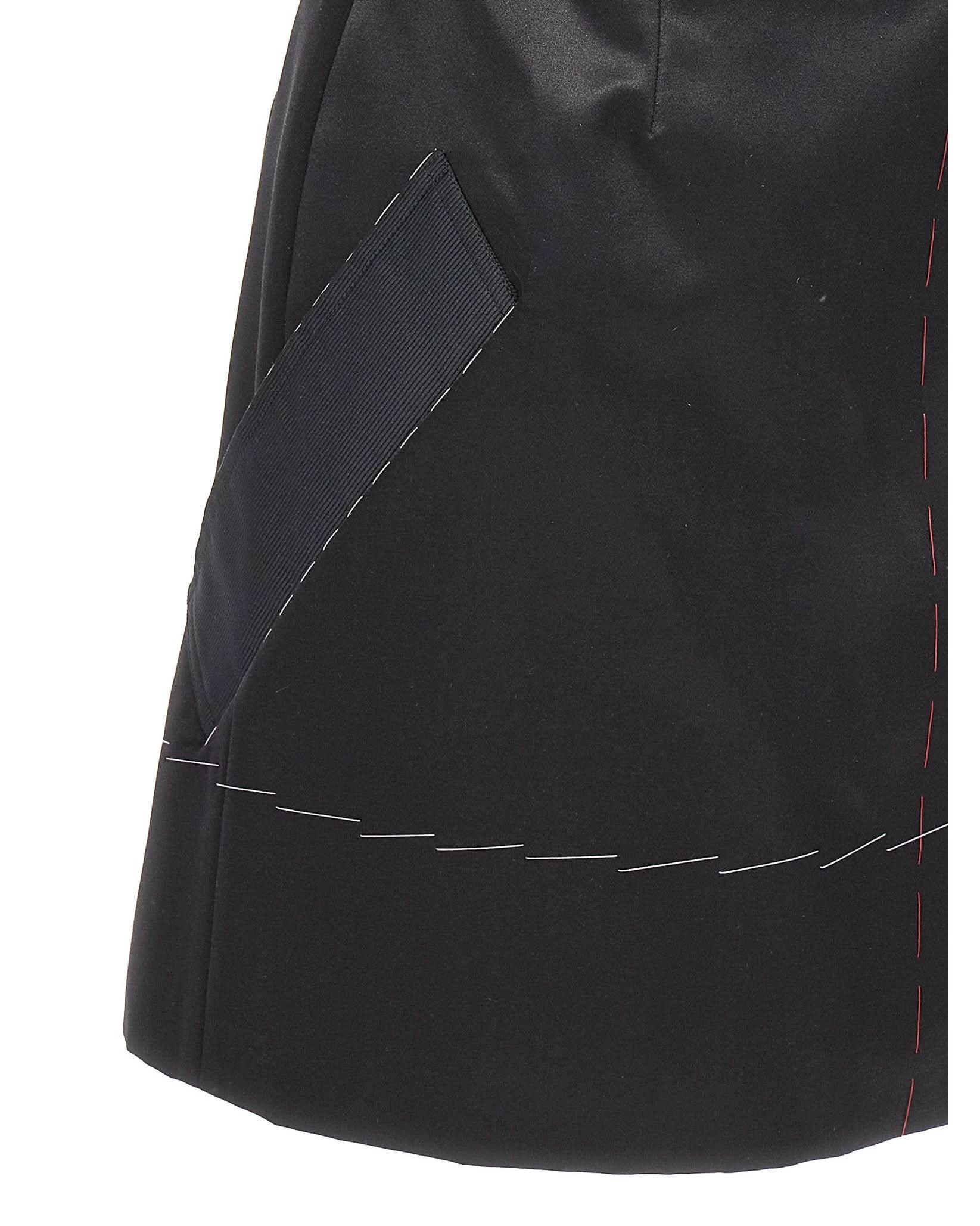 Maison Margiela Contrast Stitching Corset Dress Glam Steals