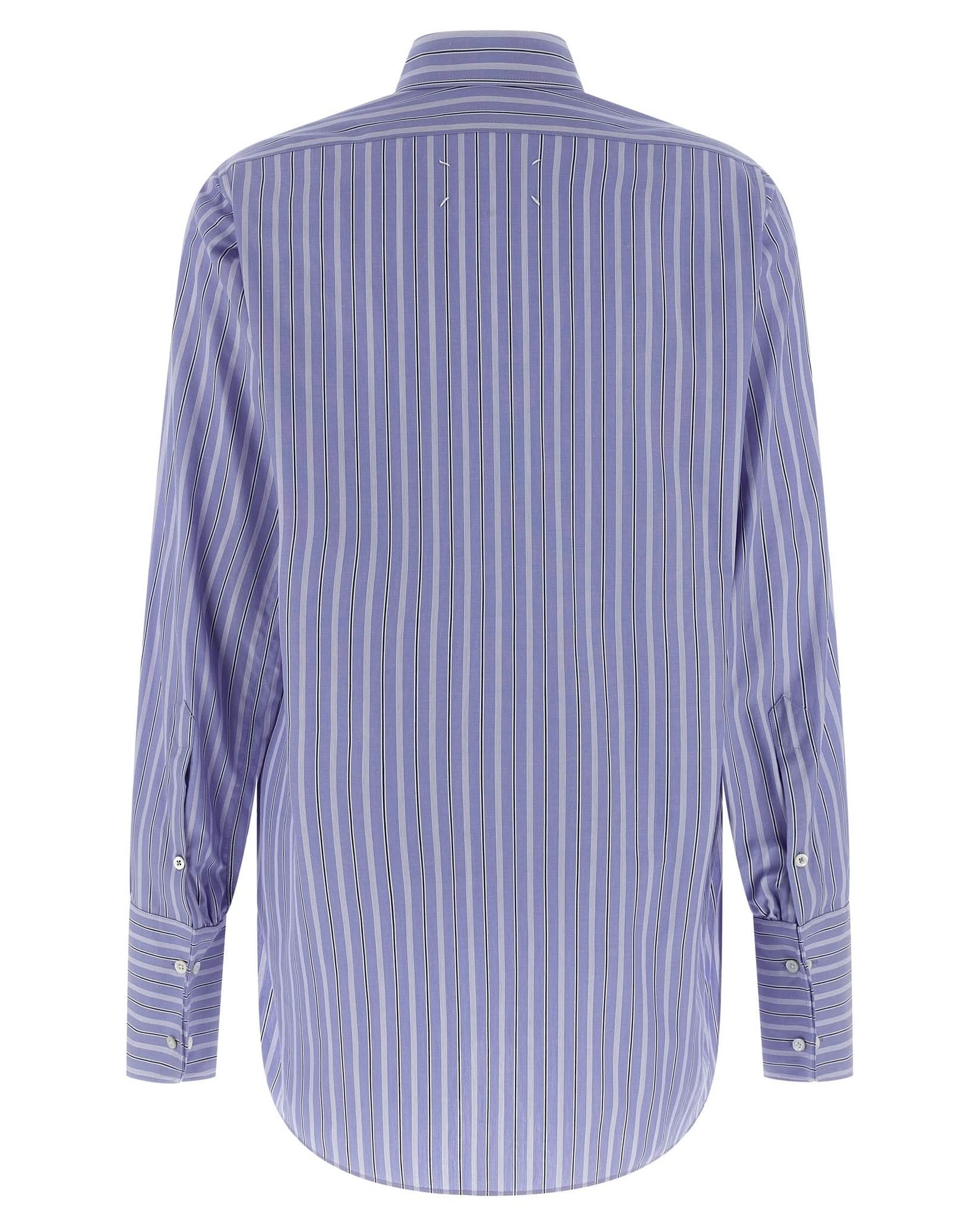 Maison Margiela Cotton Striped Shirt Glam Steals
