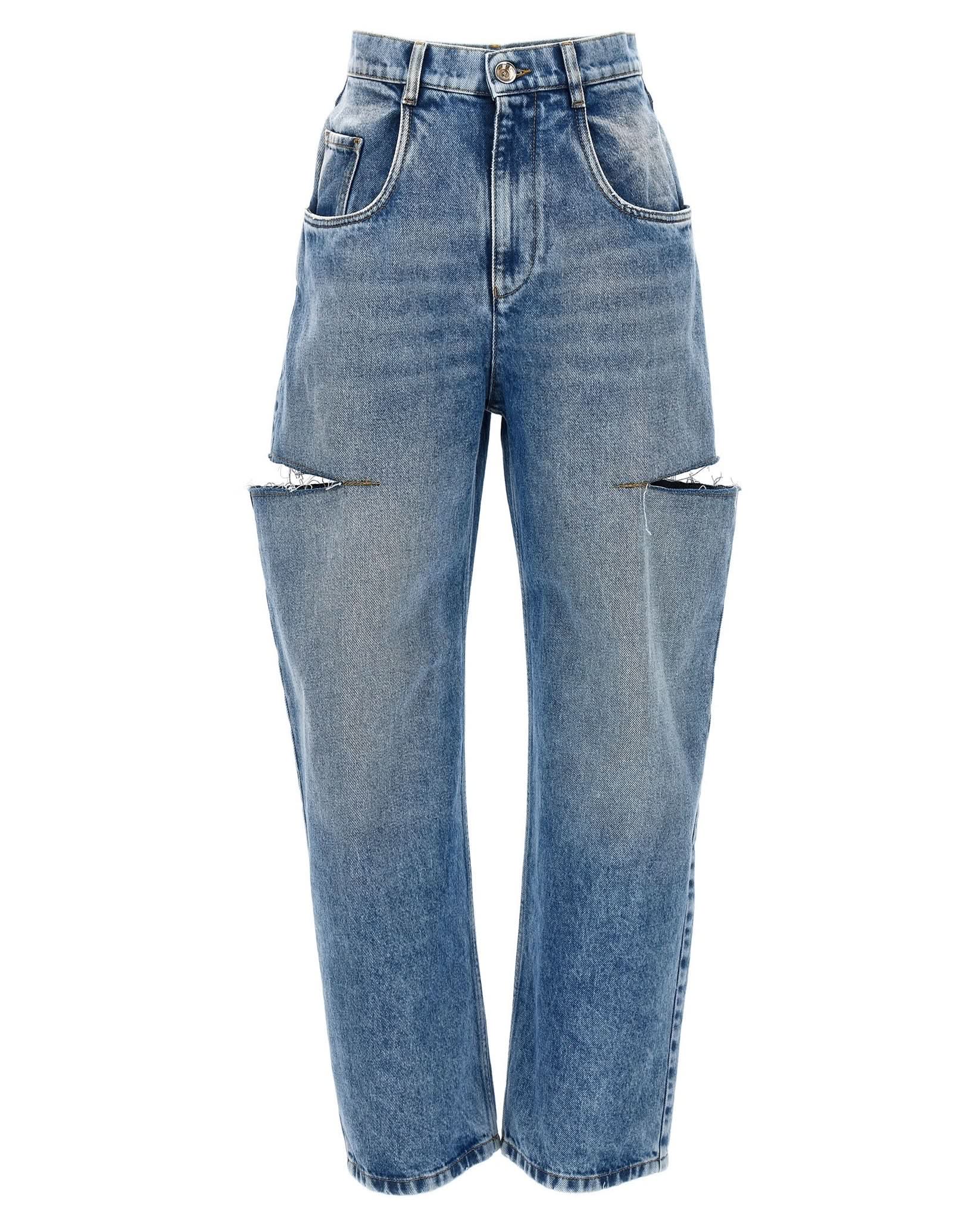 Maison Margiela Cut Out Jeans Glam Steals