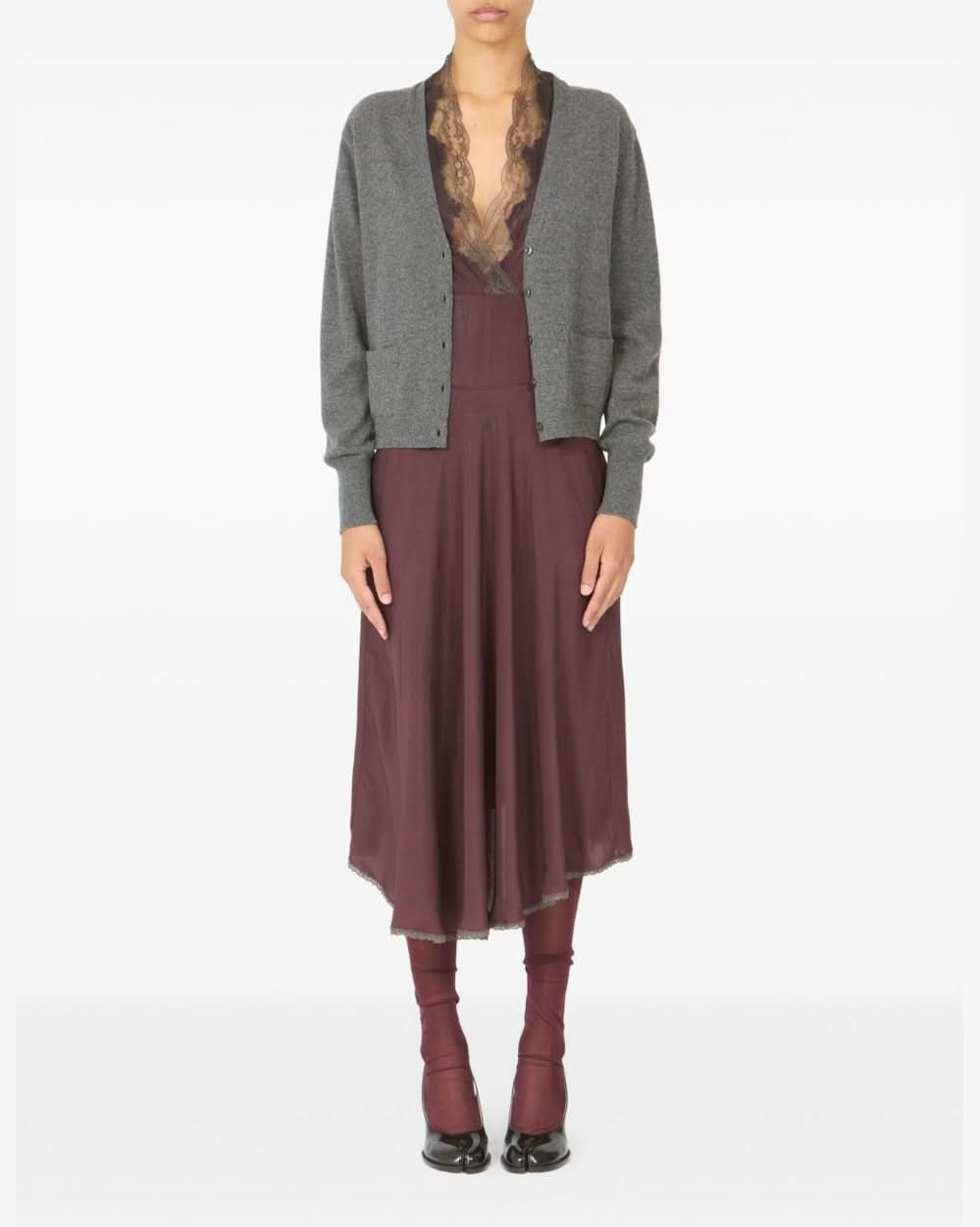 Maison Margiela Grey Sweater Topwear