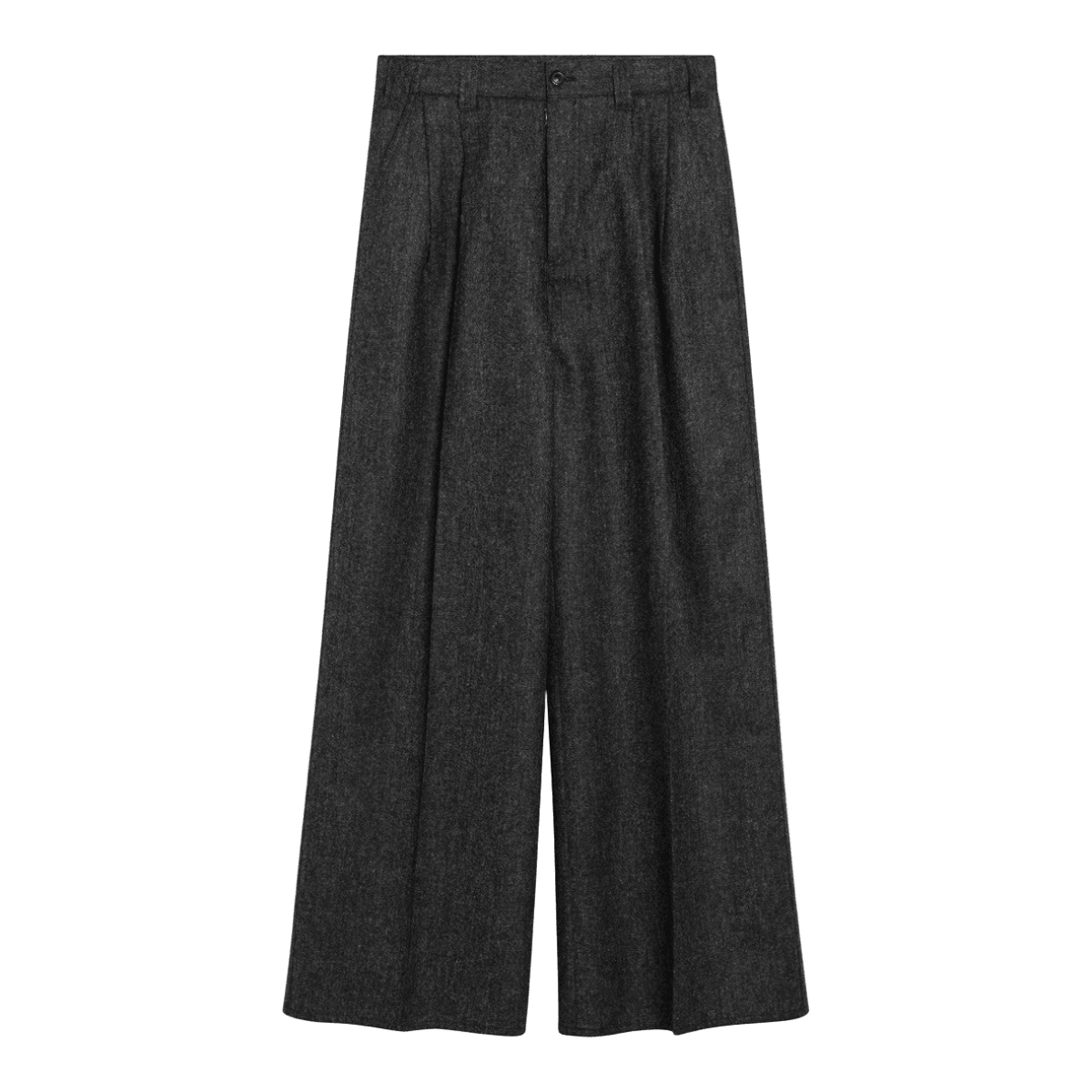 Maison Margiela Grey Wool Wide Leg Trouser Glam Steals