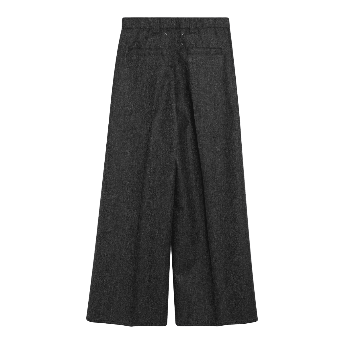 Maison Margiela Grey Wool Wide Leg Trouser Glam Steals