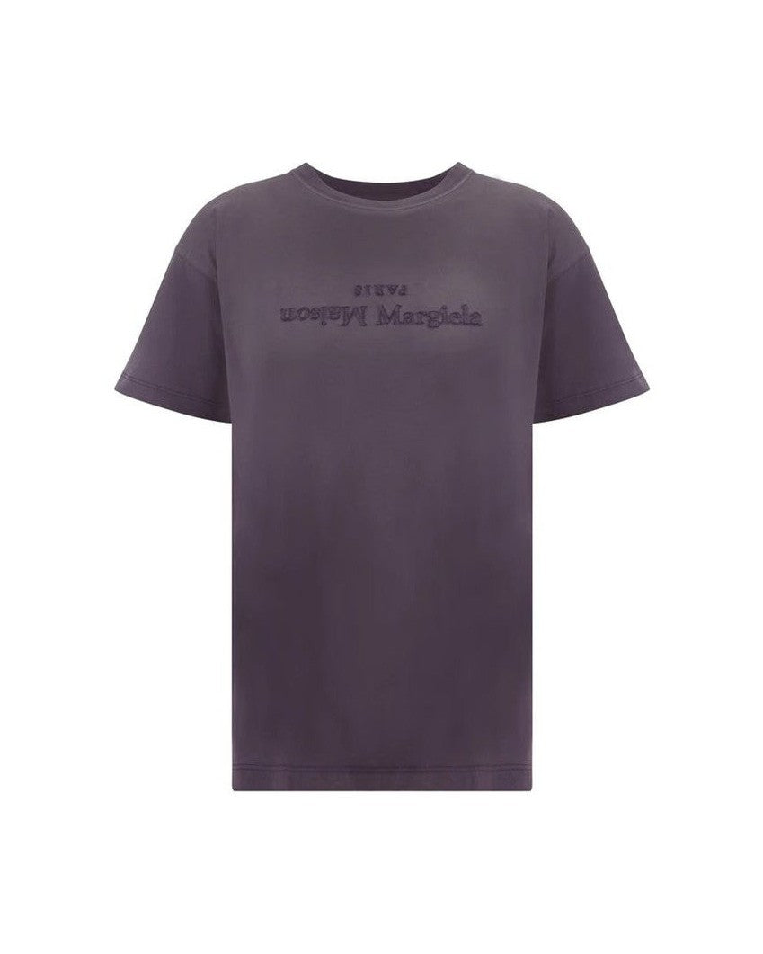 Maison Margiela Purple Cotton T-shirt