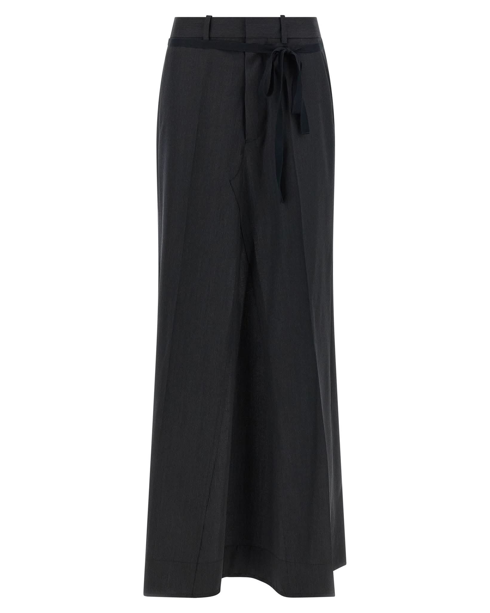 Maison Margiela Raw Cut Hem Skirt Glam Steals