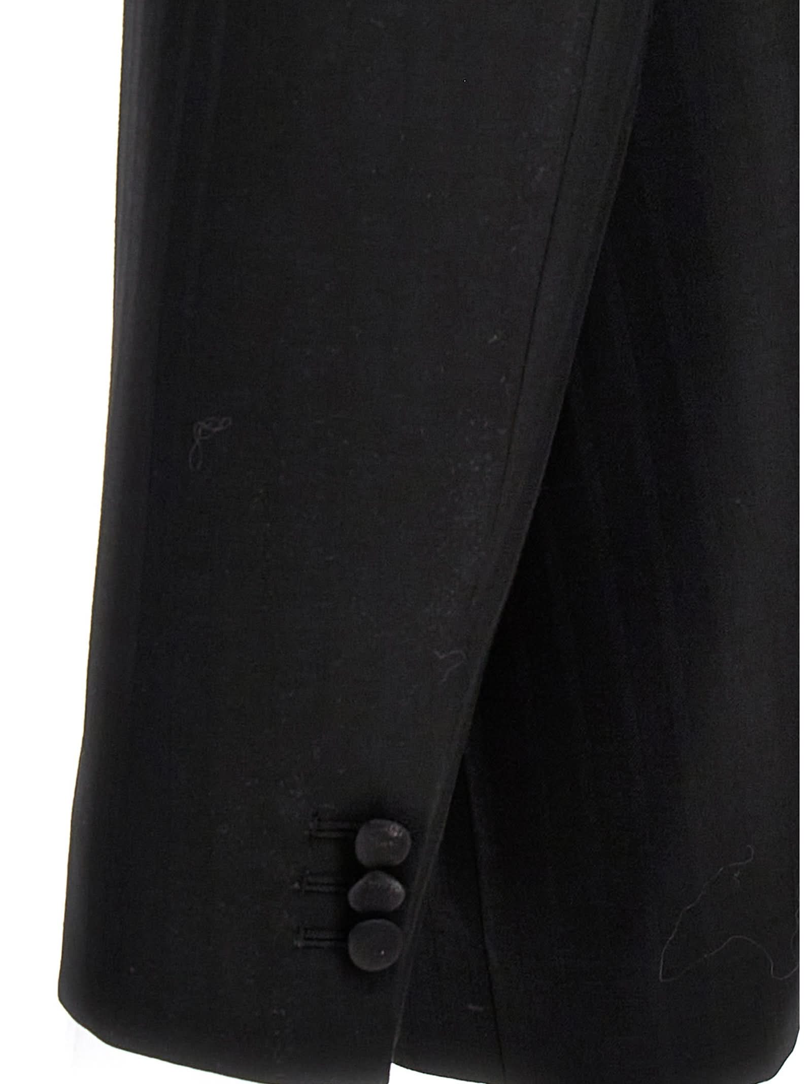 Maison Margiela Striped Single Breast Blazer Jacket Glam Steals