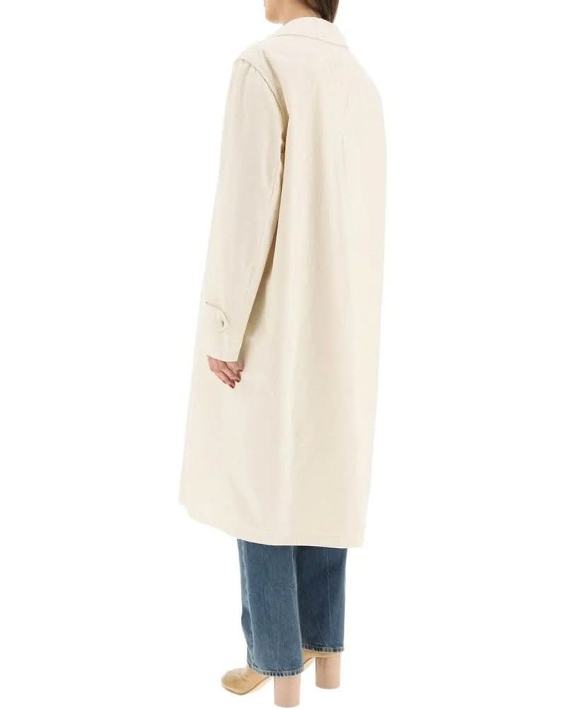 Maison Margiela White Cotton Coat Glam Steals