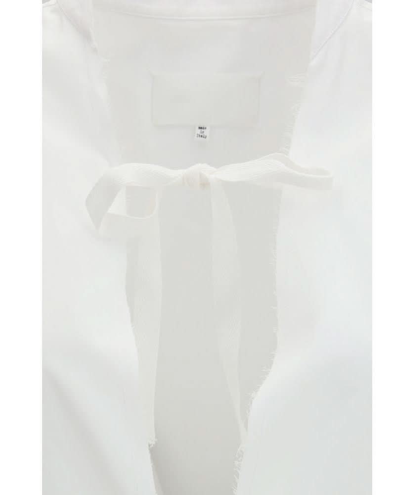 Maison Margiela White Cotton Dress Glam Steals