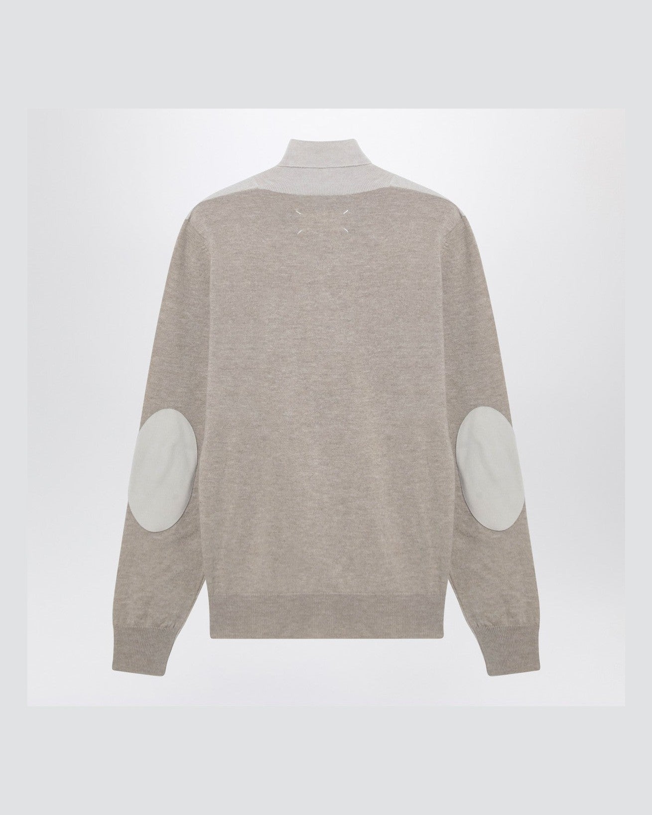 Maison Margiela Wool Two Tone Turtleneck Sweater Glam Steals