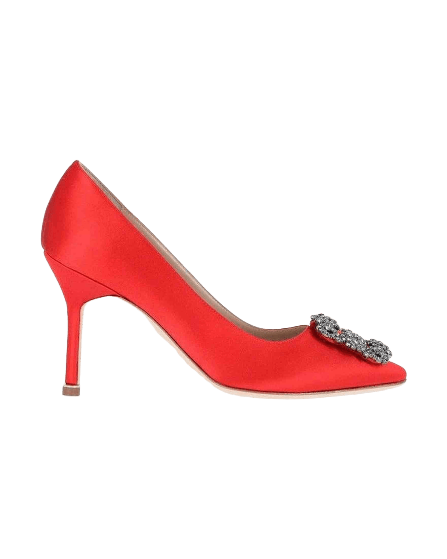 Manolo Blahnik Satin Hangisi 090 Pumps Glam Steals