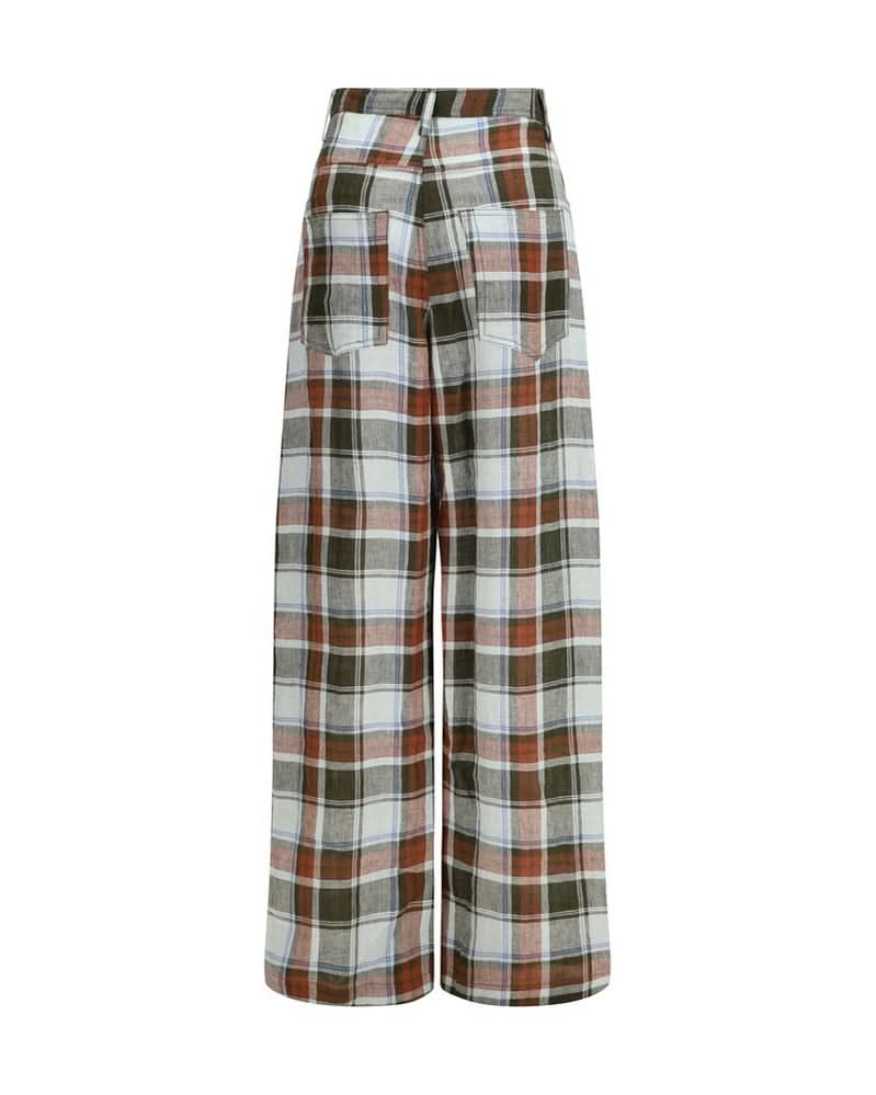 Marbell Multicolor Linen Pant