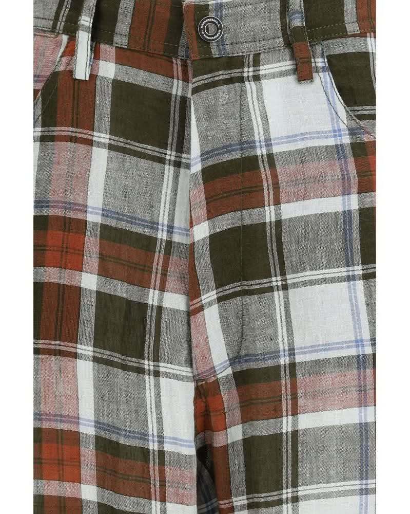 Marbell Multicolor Linen Pant