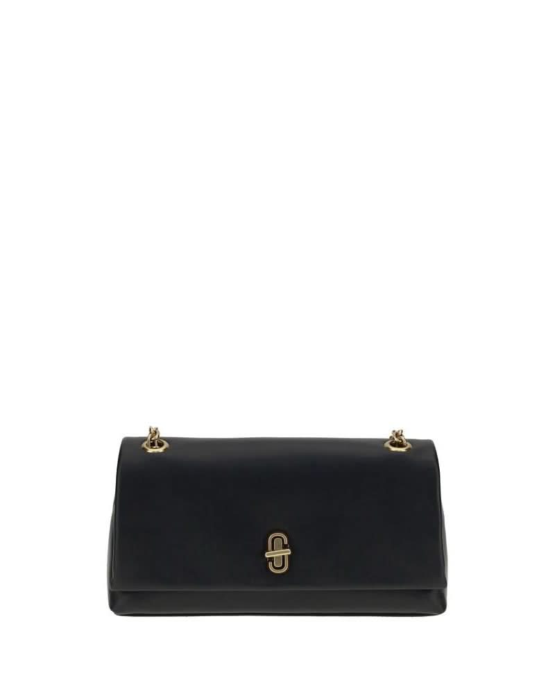 Marc Jacobs Black Calf Leather Bos Taurus Shoulder Bag