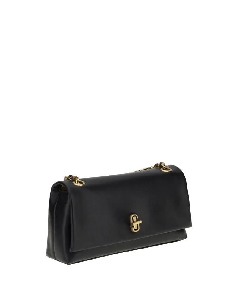 Marc Jacobs Black Calf Leather Bos Taurus Shoulder Bag