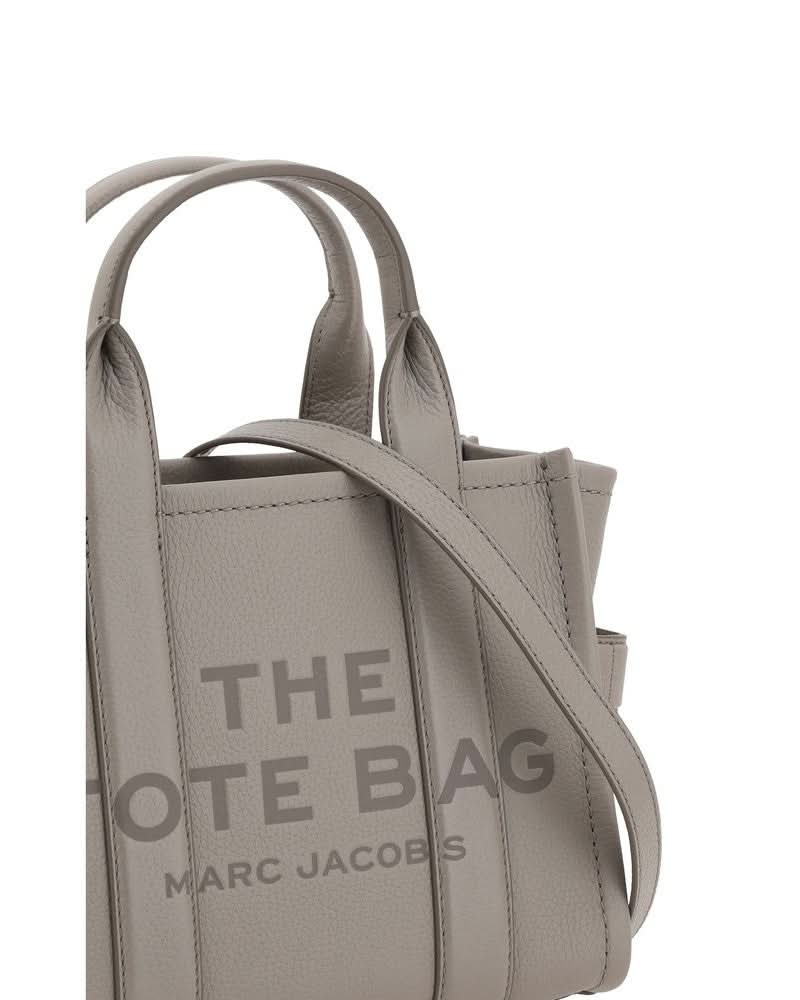 Marc Jacobs Gray Calf Leather Bos Taurus Handbag Shopper Bags