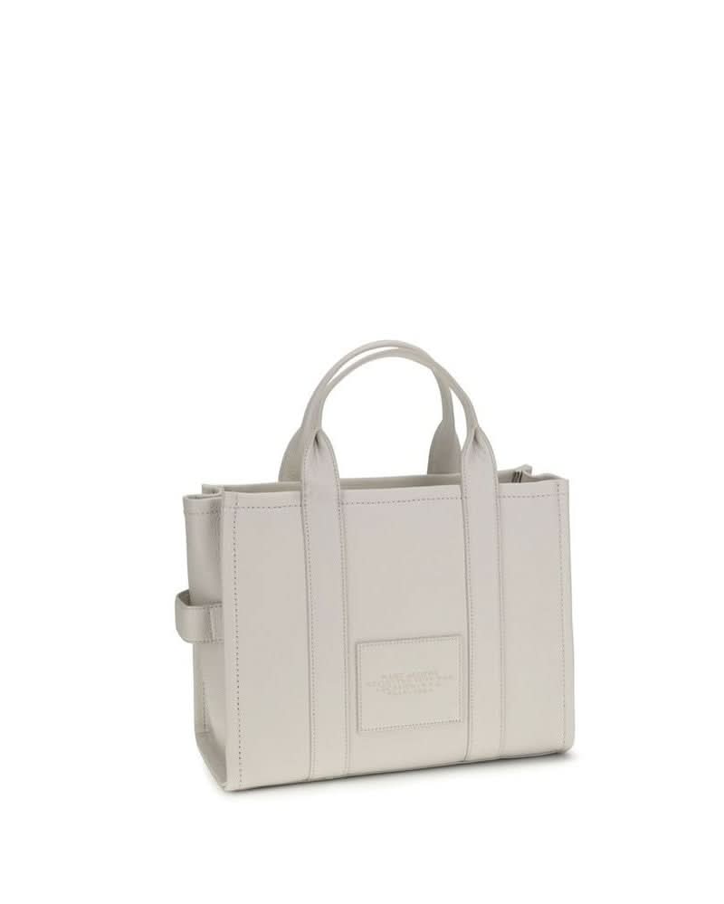 Marc Jacobs White Calf Leather Bos Taurus Handbag
