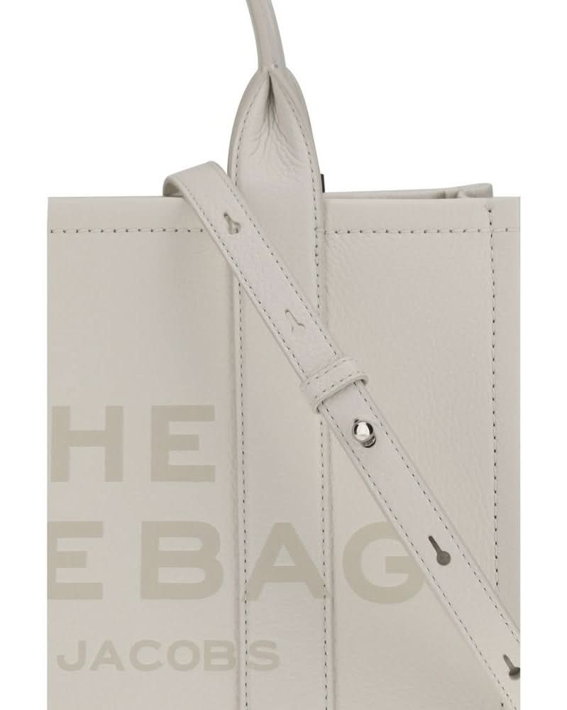 Marc Jacobs White Calf Leather Bos Taurus Handbag
