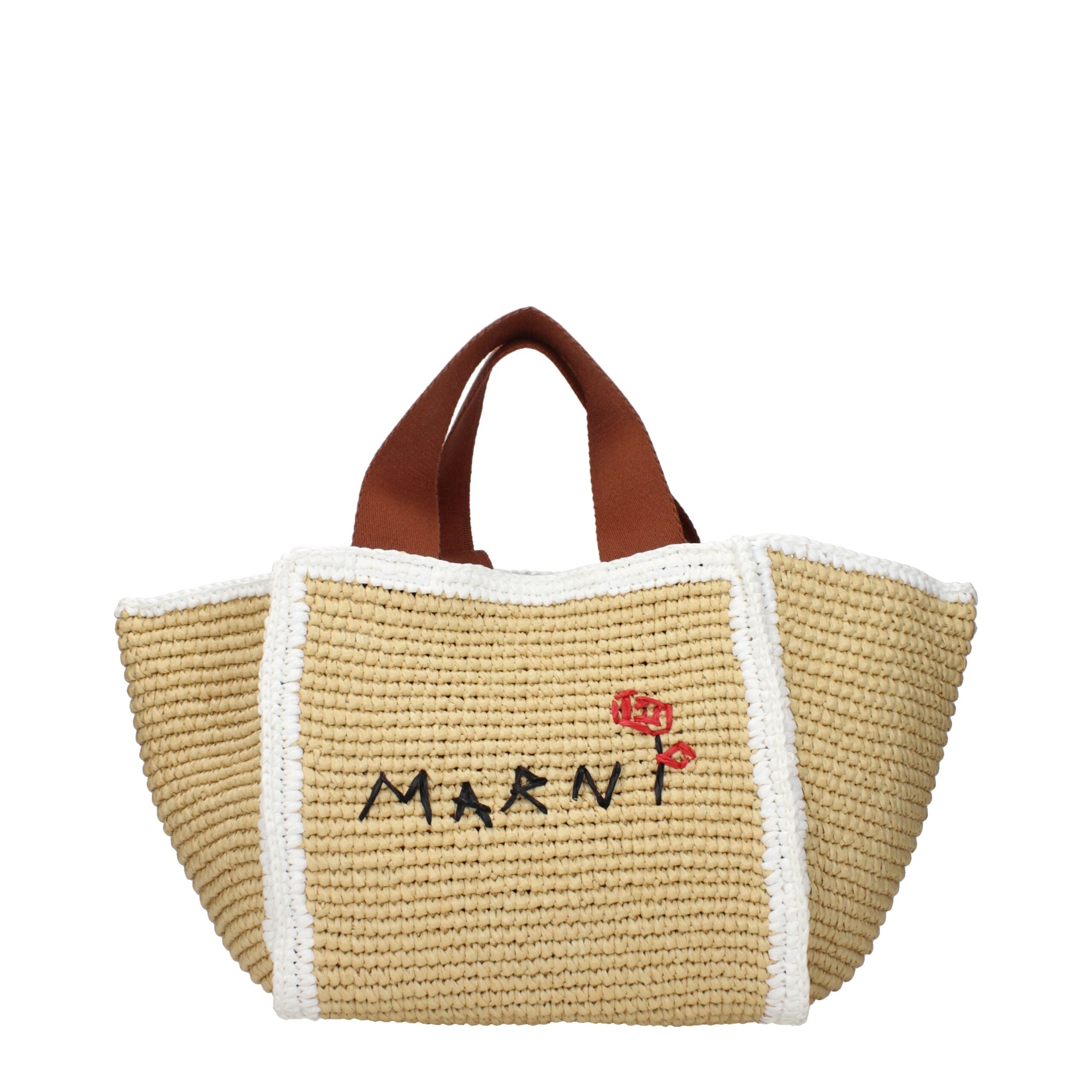 Marni Beige Raffia Handbag Glam Steals