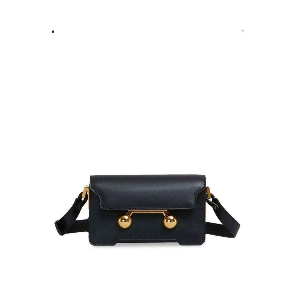 Marni Black Calfskin Belt Bag Glam Steals