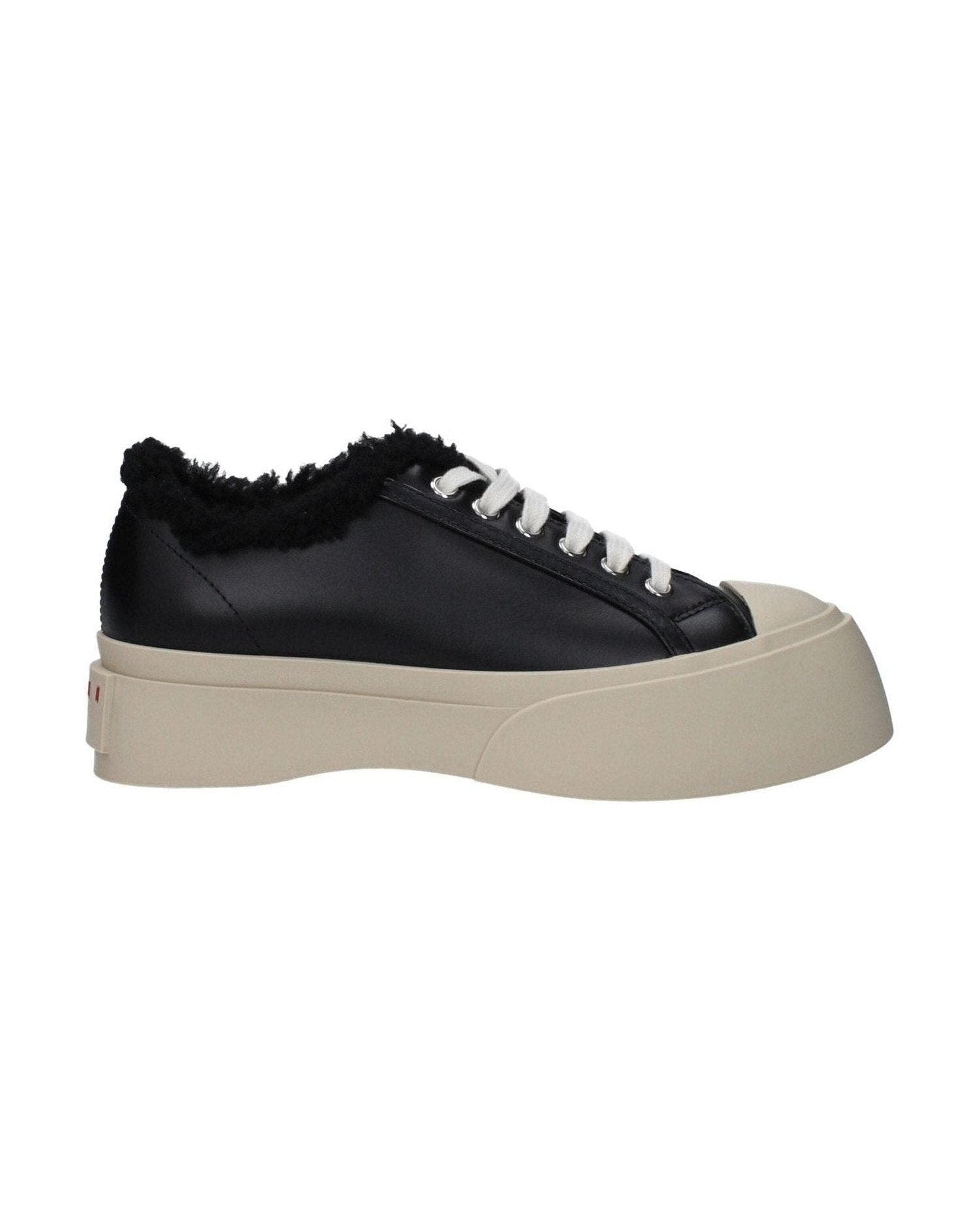 Marni Black Leather Chunky Sneakers Glam Steals