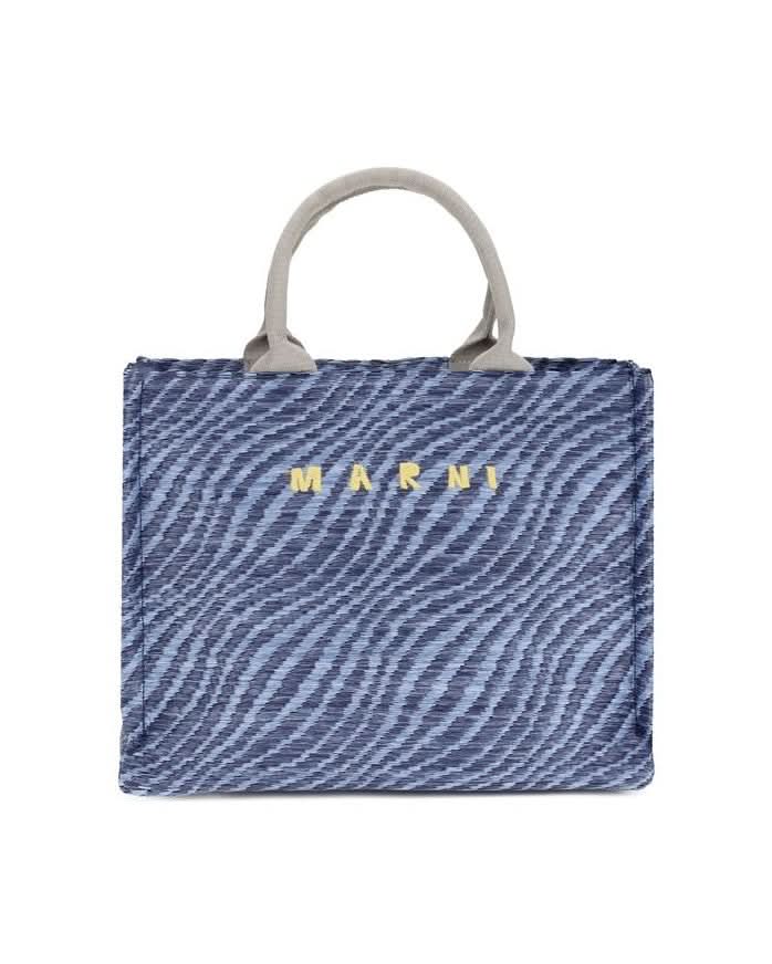 Marni Blue Shoulder Bag Shopper Bags