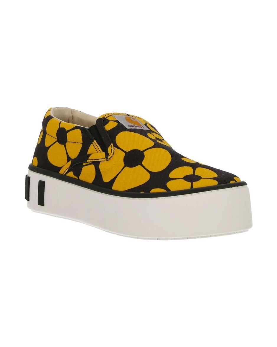 Marni Cotton Platform Sneakers Glam Steals
