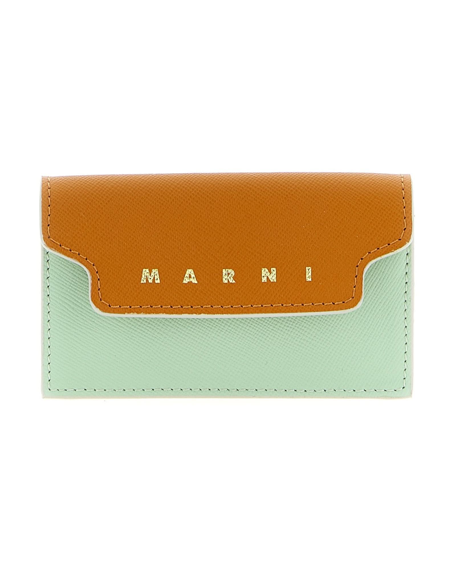 Marni Logo Business Card Holder Small Leather Goods