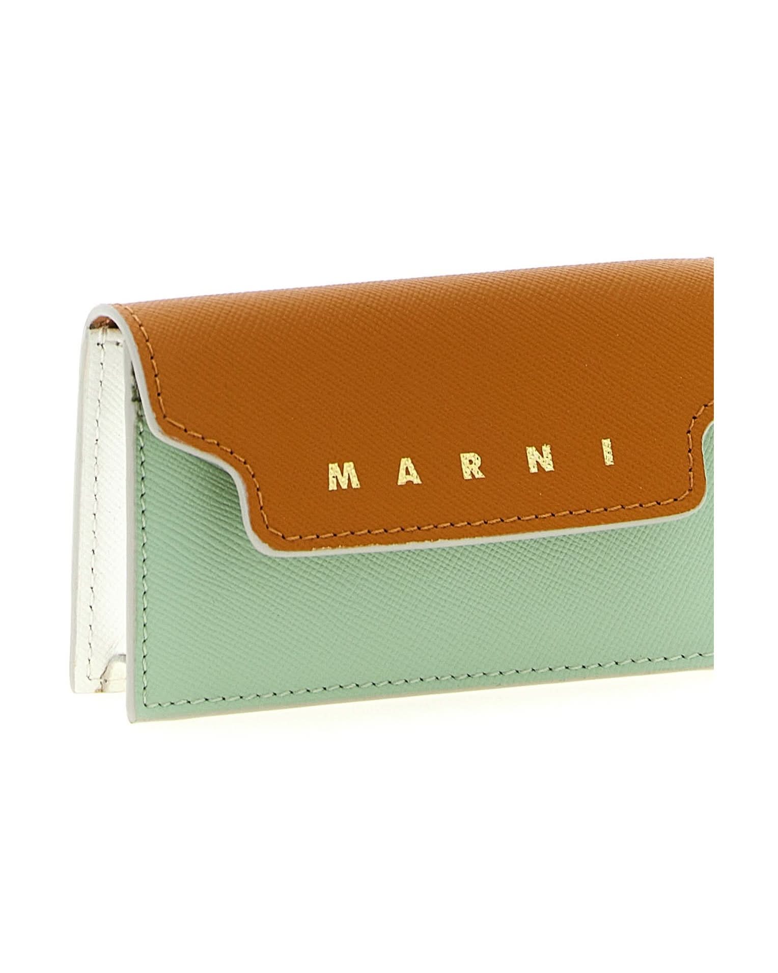 Marni Logo Business Card Holder Small Leather Goods