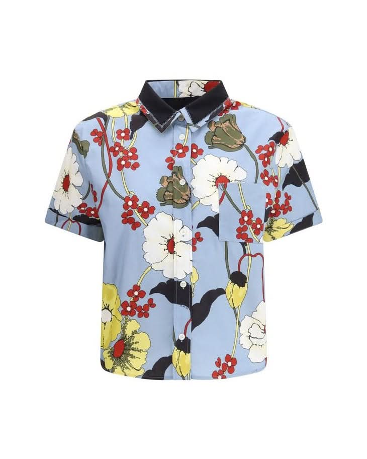 Marni Multicolor Cotton Pattern Shirt