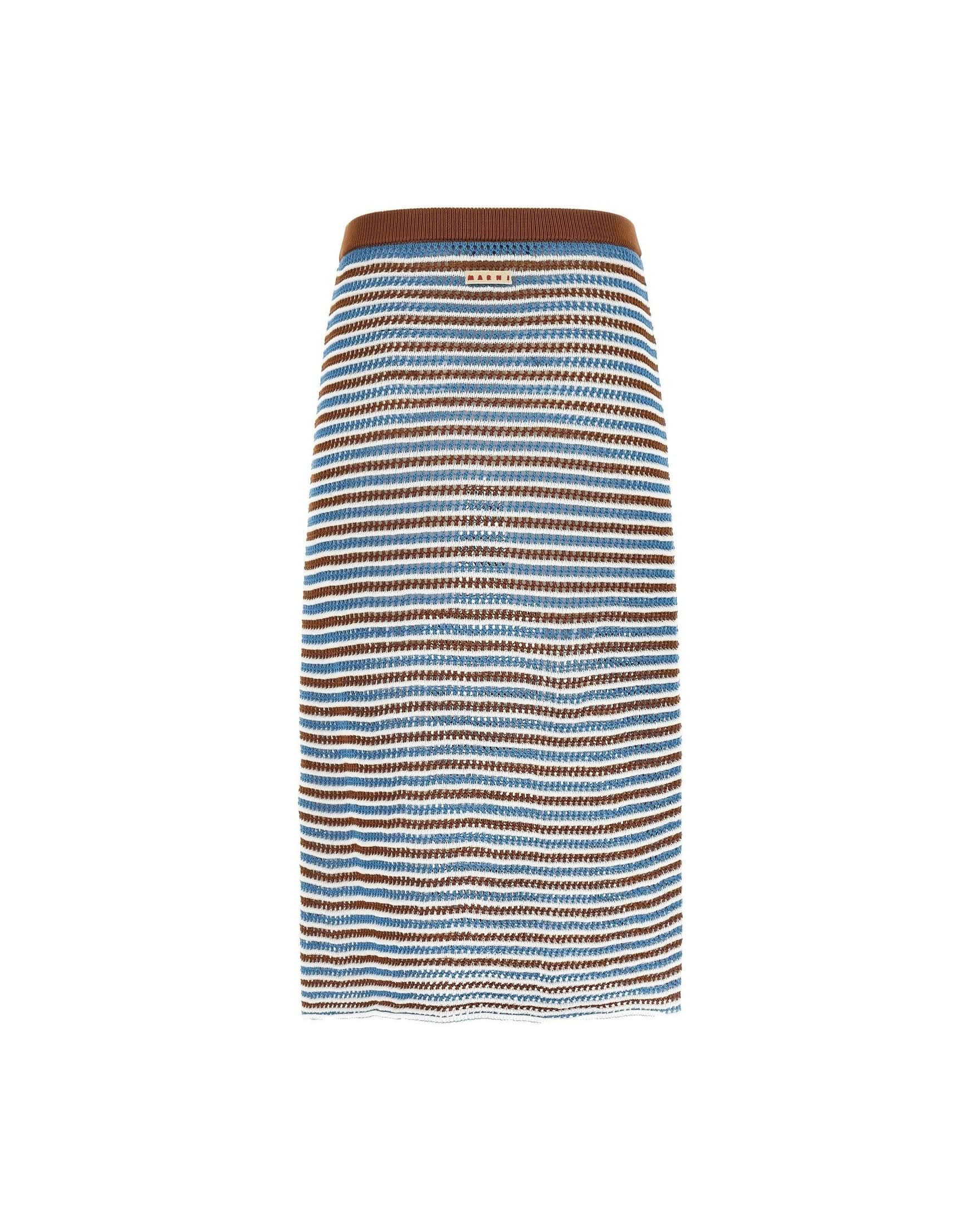 Marni Striped Crochet Skirt Glam Steals