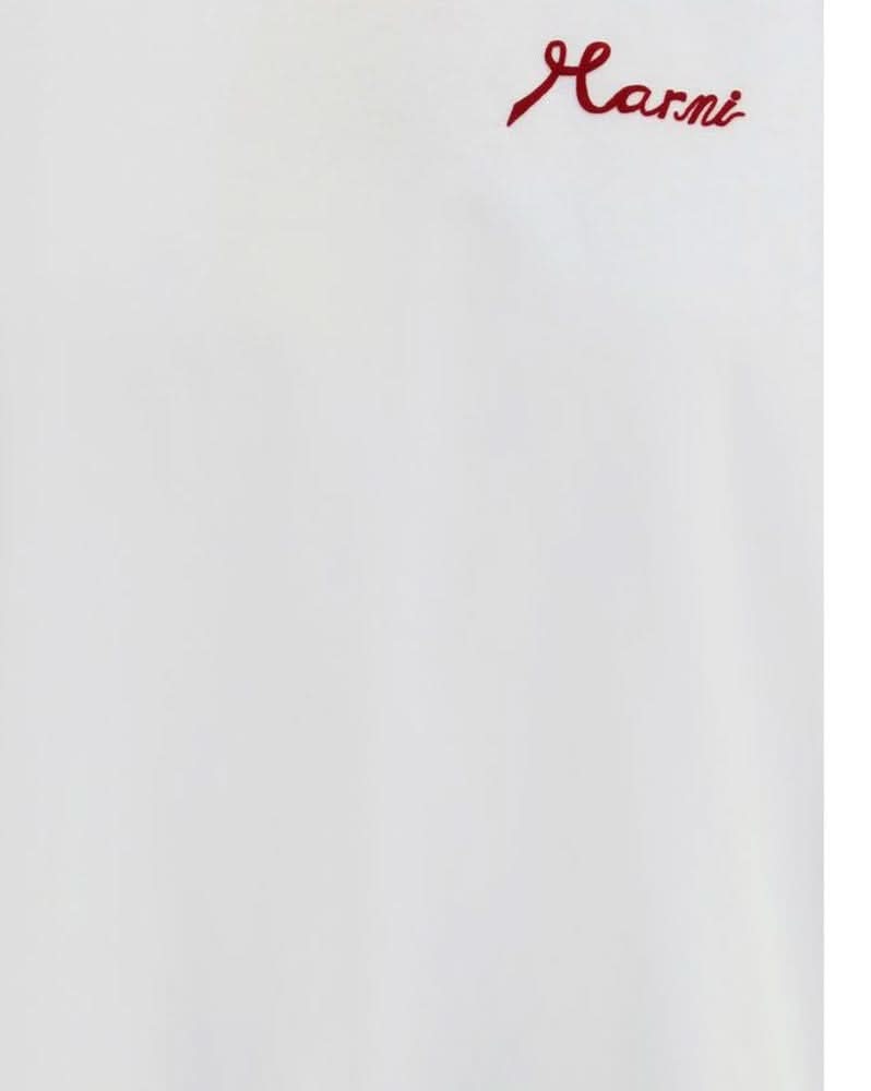 Marni White Cotton T-Shirt T-Shirts