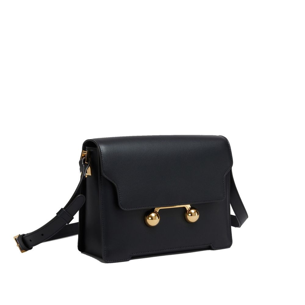Marnie Black Marni Calfskin Shoulder Bag Glam Steals