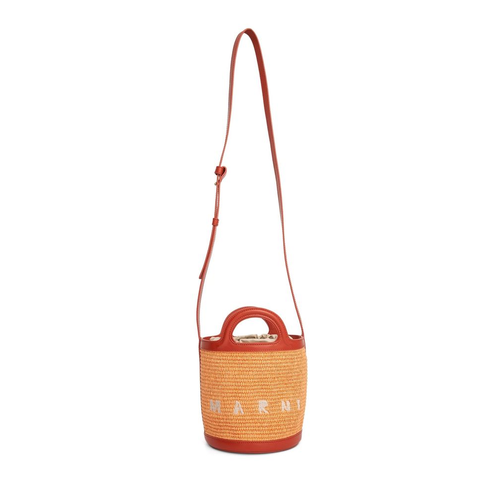 Marnie Orange Cotton Marni Backet Bag Glam Steals
