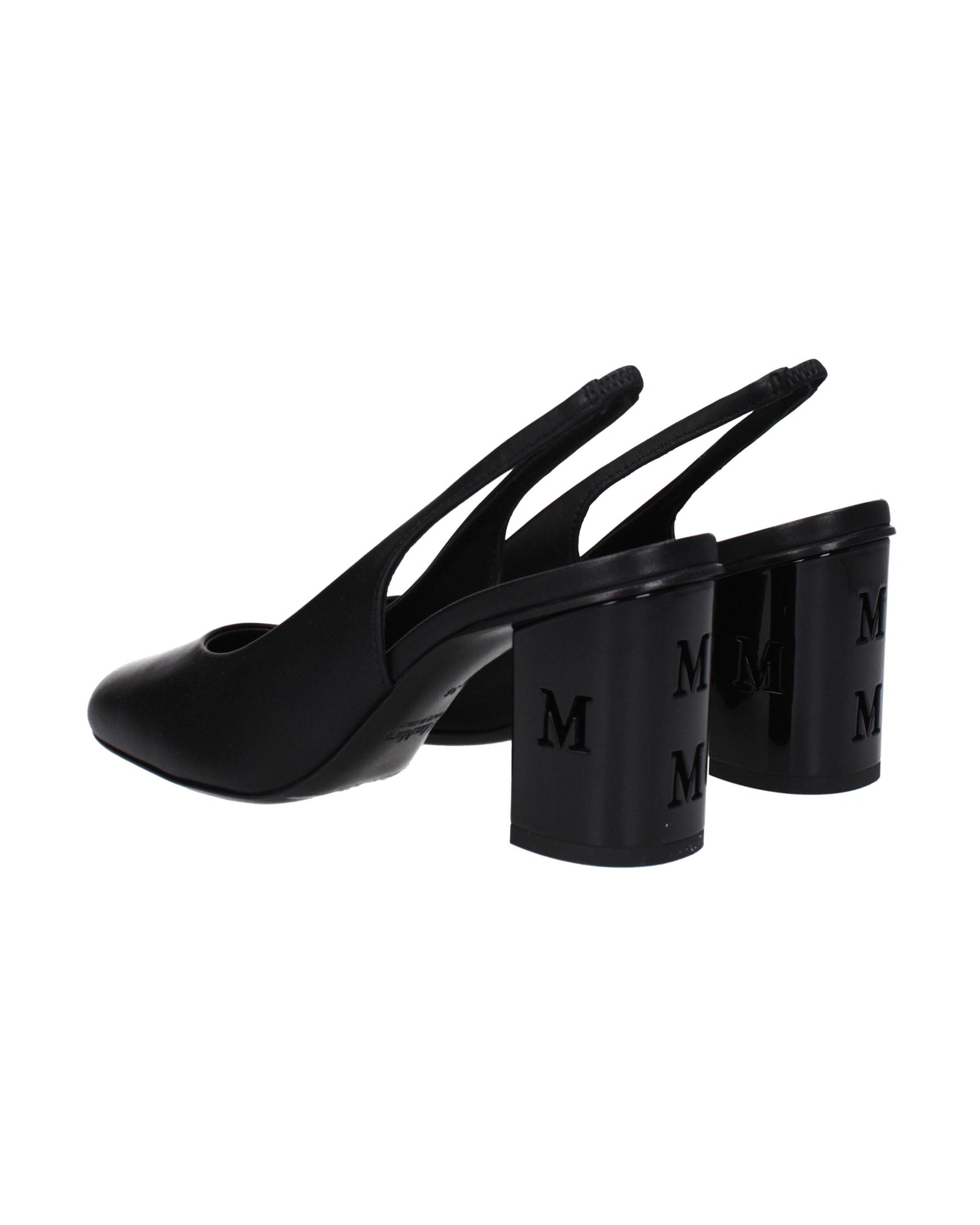 Max Mara Black Leather High Heel Pumps Glam Steals
