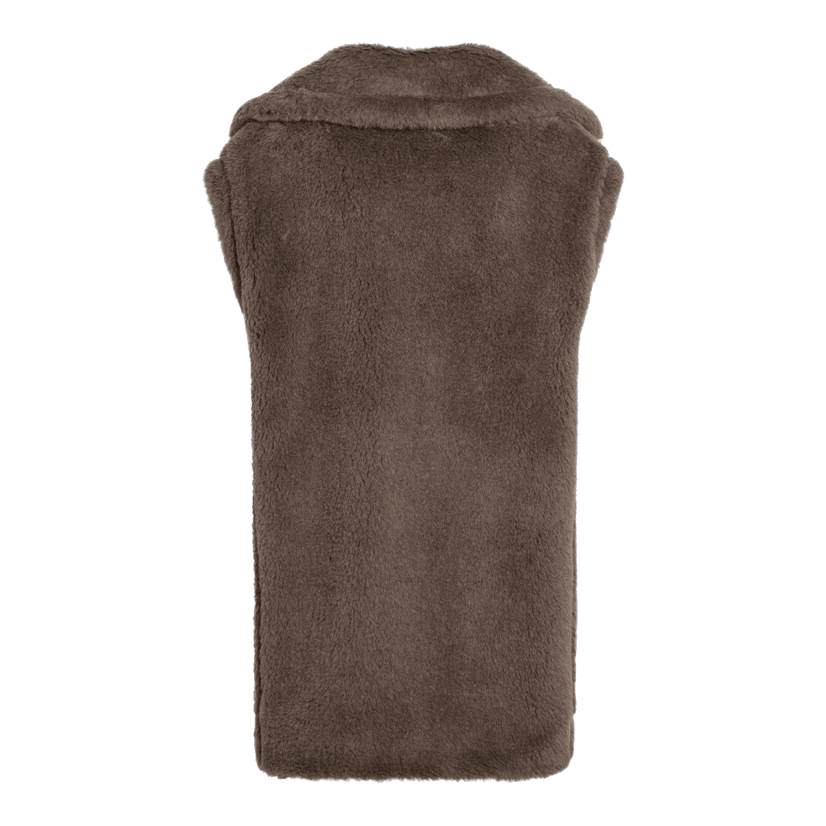 Max Mara Brown Wool Teddy Gilet Glam Steals