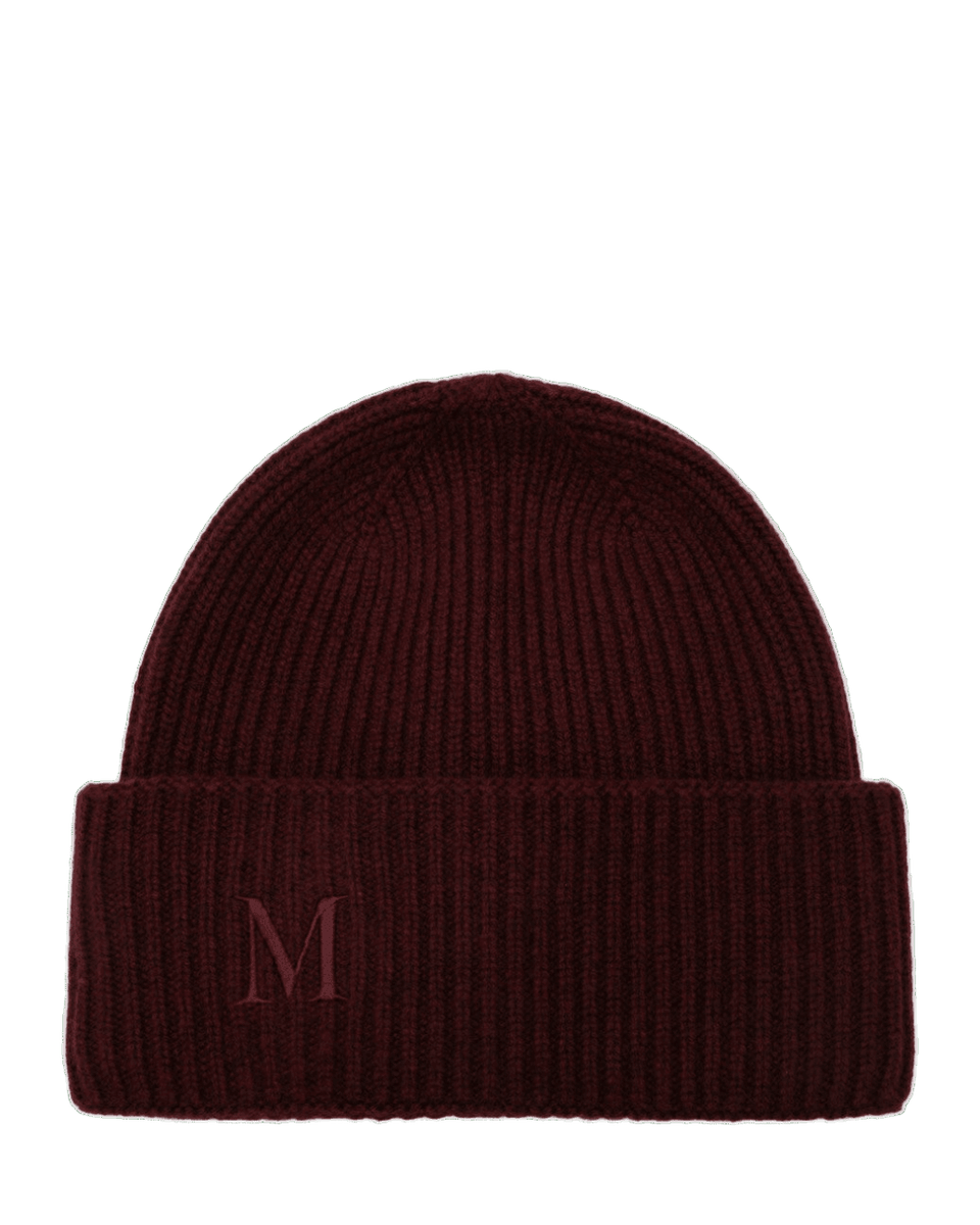 Max Mara Cashmere Beanie in Raspberry Glam Steals