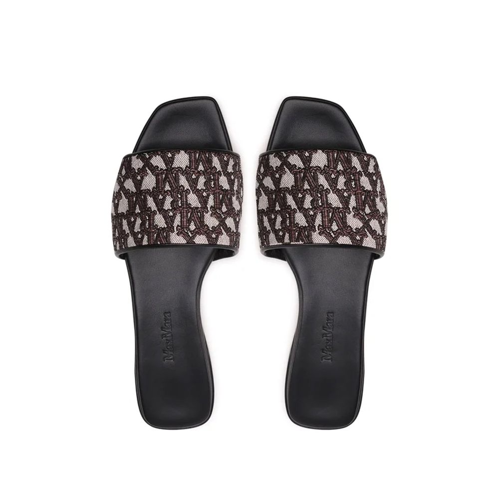 Max Mara Fridac Logo Slides Glam Steals