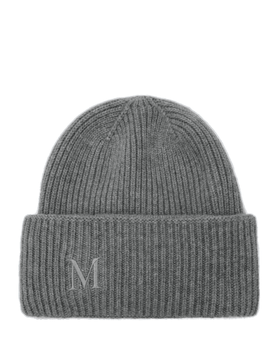 Max Mara Grey Light Cashmere Beanie Glam Steals