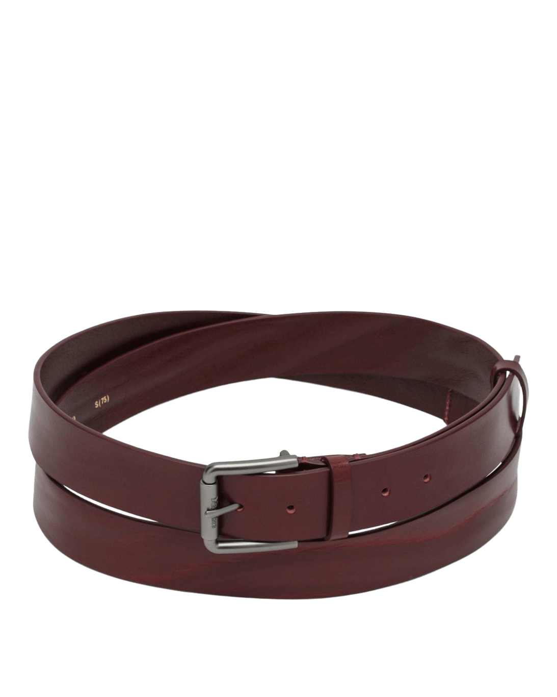 Max Mara Pink Leather Long Belt in Antique Glam Steals