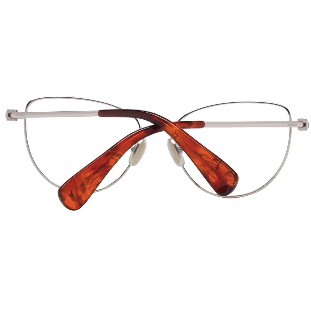 Max Mara Rose Gold Women Optical Frame Glam Steals