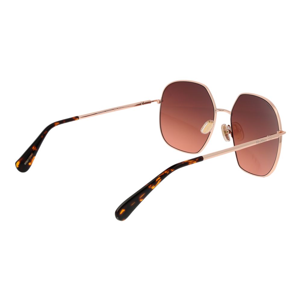 Max Mara Rose Gold Women Sunglasses Glam Steals