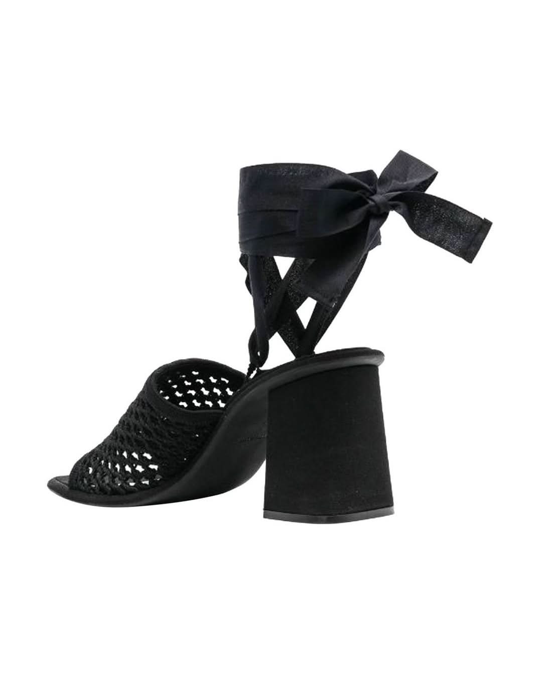 Miu Miu Black Strap Sandals Heels
