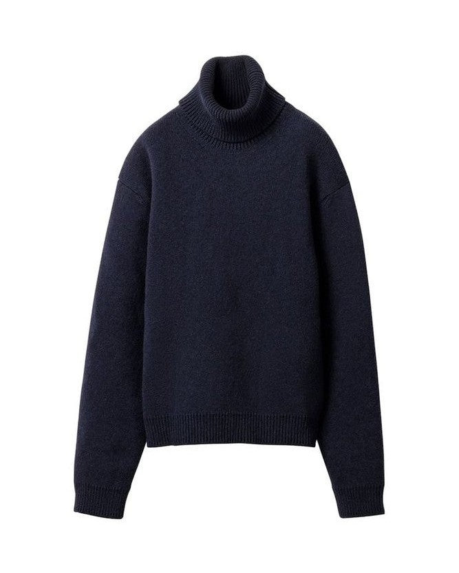 Miu Miu Blue Cashmere Turtleneck Glam Steals