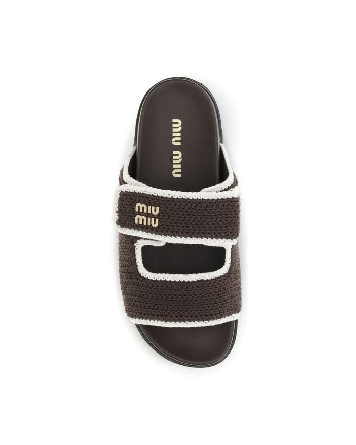 Miu Miu Brown Sandals Glam Steals