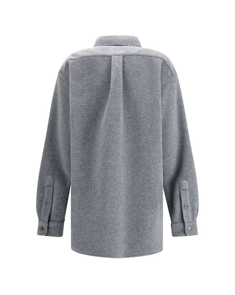 Miu Miu Gray Polyester Shirt Glam Steals