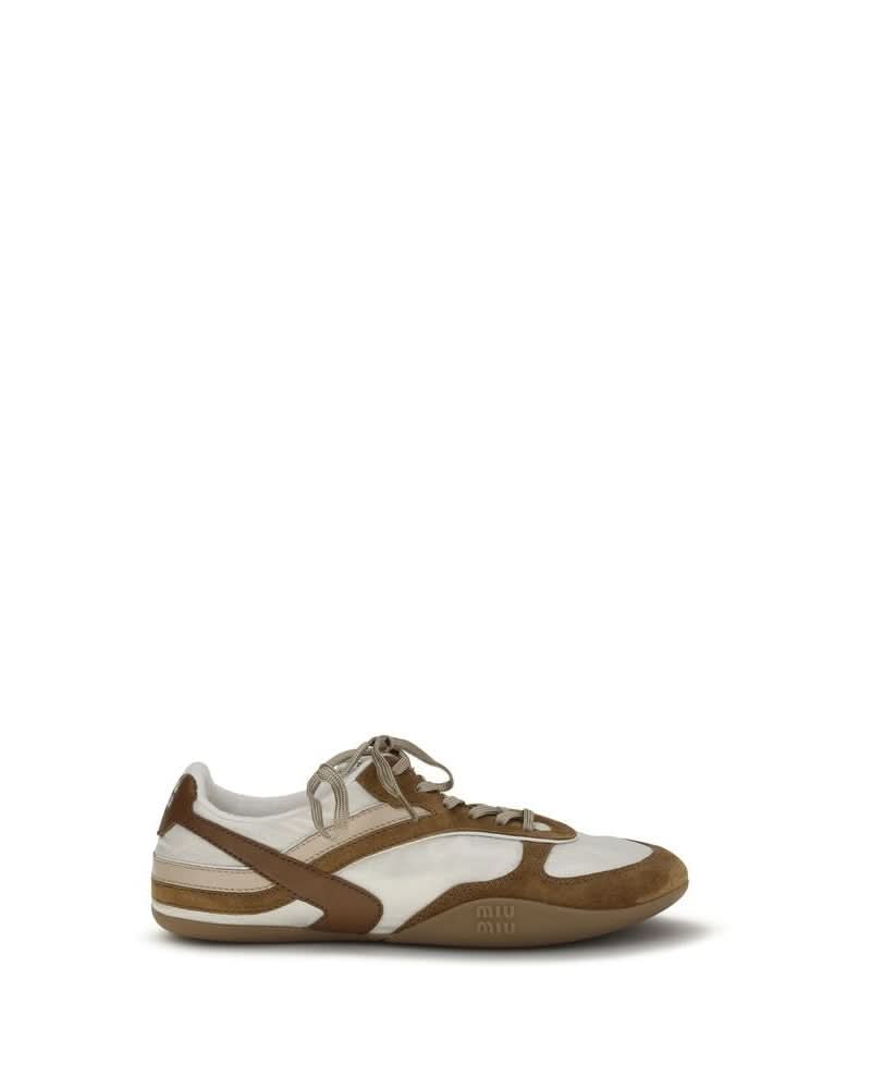 Miu Miu Multicolor Calf Leather Bos Taurus Athletic Sneakers Glam Steals