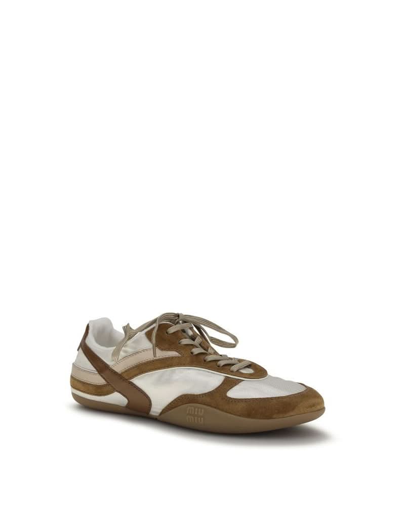 Miu Miu Multicolor Calf Leather Bos Taurus Athletic Sneakers Glam Steals