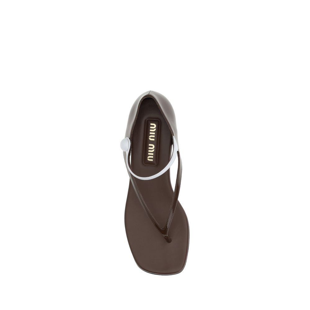 Miu Miu Thong Sandals Glam Steals